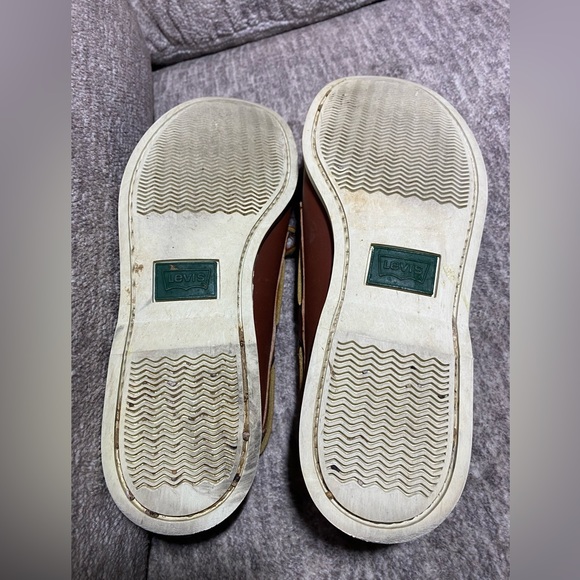 Levi’s brown leather men’s shoes, size 7.5M - Picture 9 of 10